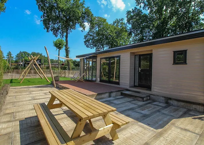 شقة Luxe 8-persoons Veluwe Wellness Met Prive Jacuzzi & Sauna - Gemeenschappelijk Zwembad -